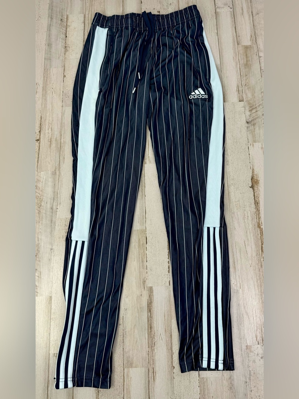 Adidas Climalite Men’s Small Sweatpants Blue Light Blue Stripe